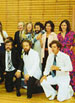 Juilliard Julius Baker reunion (back, L to R) Trudy Kane, Martha Rearick, Janet Millard, Renee Siebert, Julius Baker, Anne Diener Giles, George Weintraub, JB, Anne Briggs (bottom, L to R) Margaret Baxtresser, Erich Graf, Mr. Giles, Scott Goff, Paul Fried